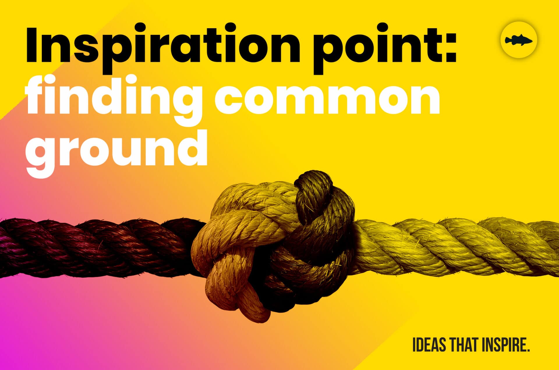 Inspiration point: finding common ground